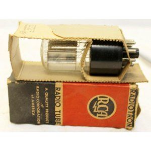 Vtg 1940s RCA Radiotron Ham Radio Tube 1G5 GT/G  in Original Box